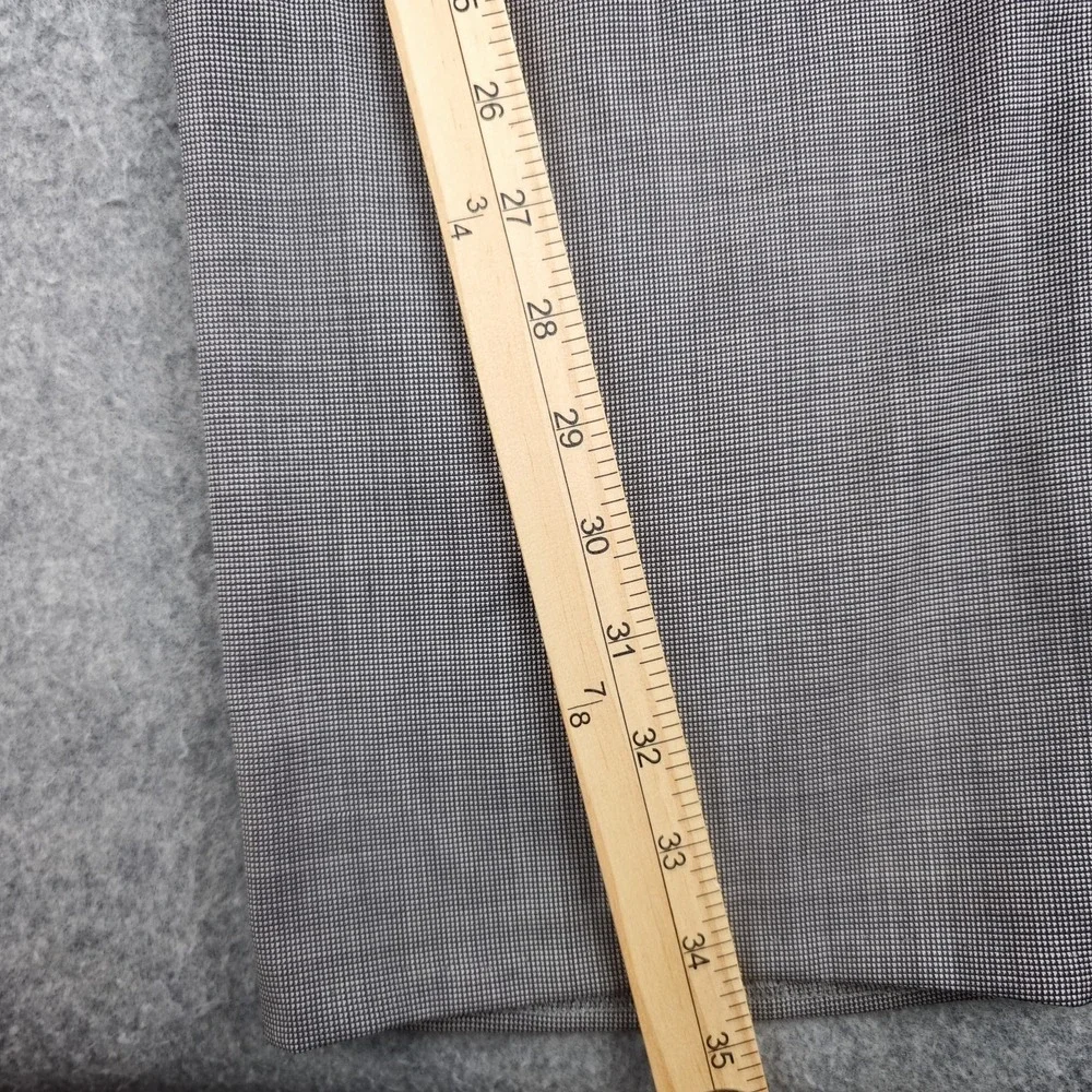 Banana Republic Dress Pants Mens 34x34 Tailored Slim Fit Gray Nailhead Wool